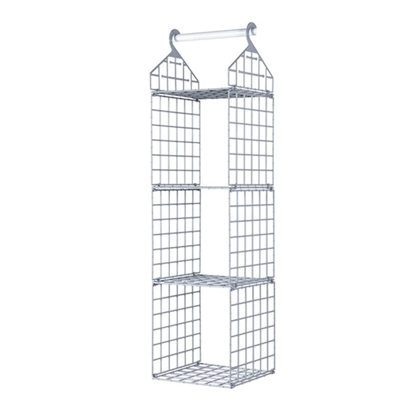 Closetmax™ Foldable Hanging Organizer – Multi-Tier Space Saver for Pajamas, Coats, Sweaters & More